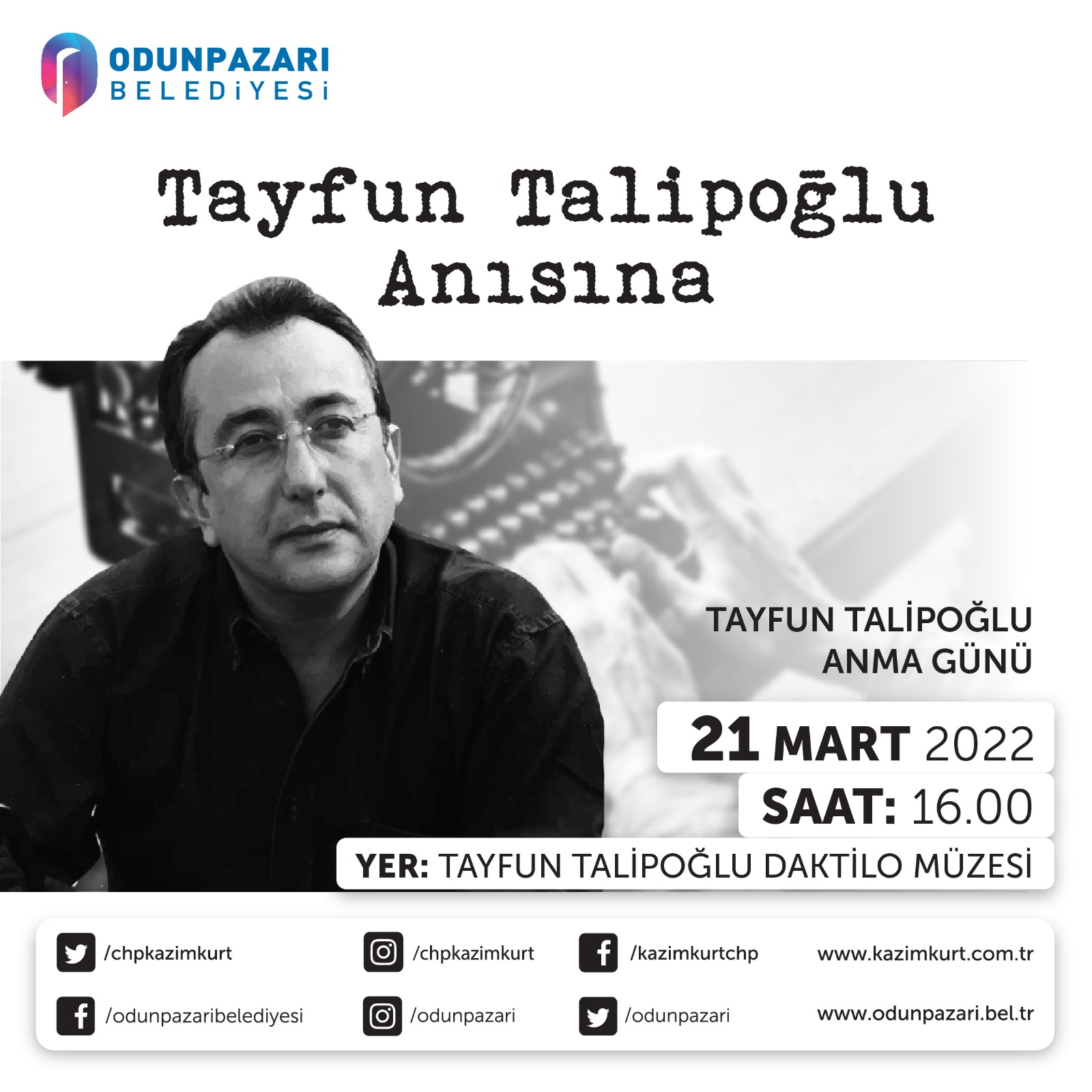 Yazar Tayfun Talipoğlu için anma programı