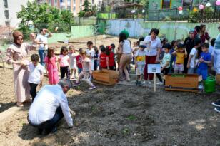 ESENYURTLU MİNİKLER FİDE DİKTİ
