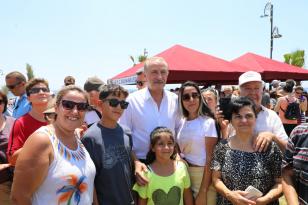DİDİM AMFİTİYATRO’DA SERHAN ASKER VE BAŞKAN ATABAY’A YOĞUN İLGİ