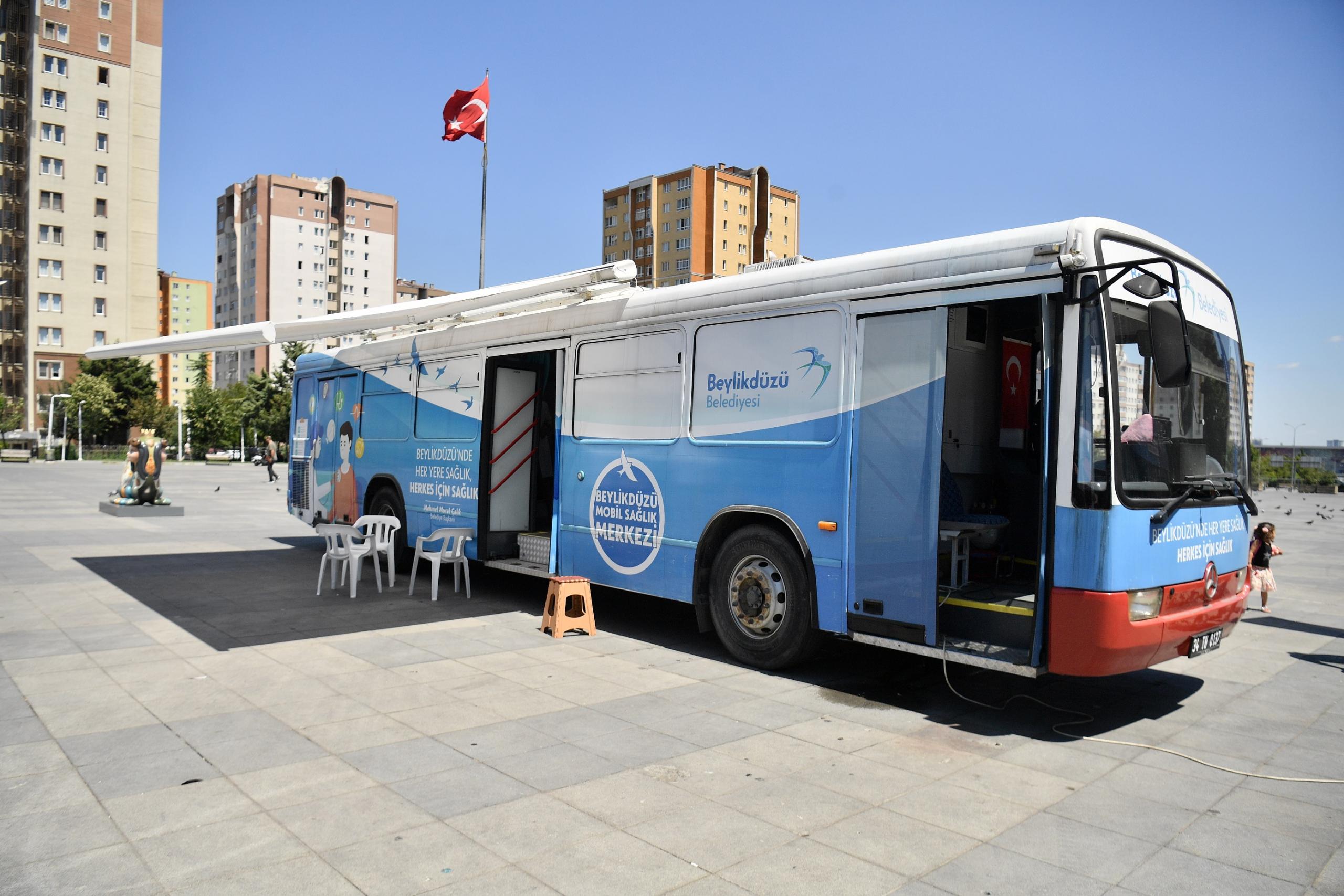 Mobil Sağlık Aracı yeni rotalarıyla hizmete devam edecek