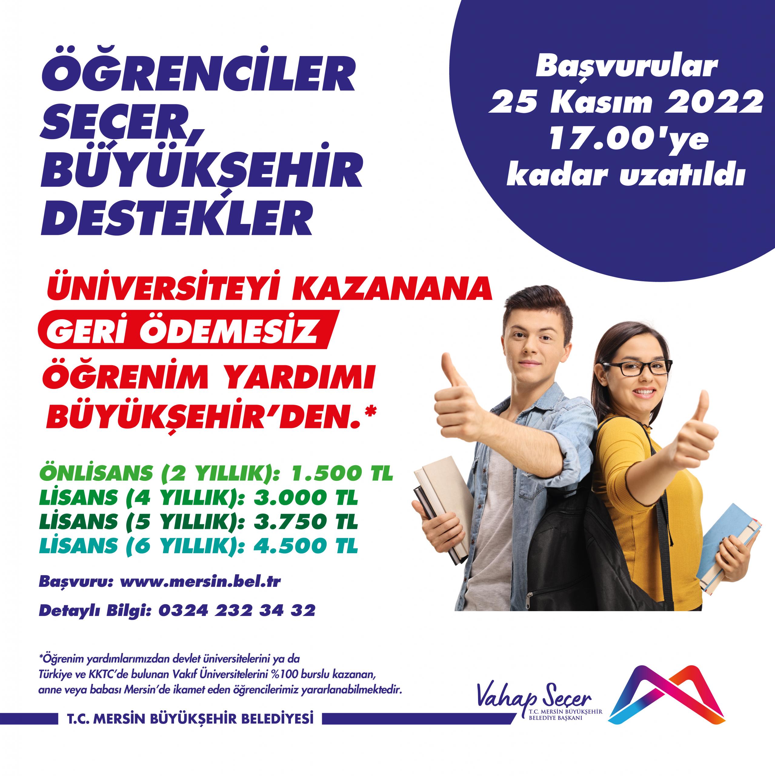 “Öğrenim Yardımı Başvurusu”
