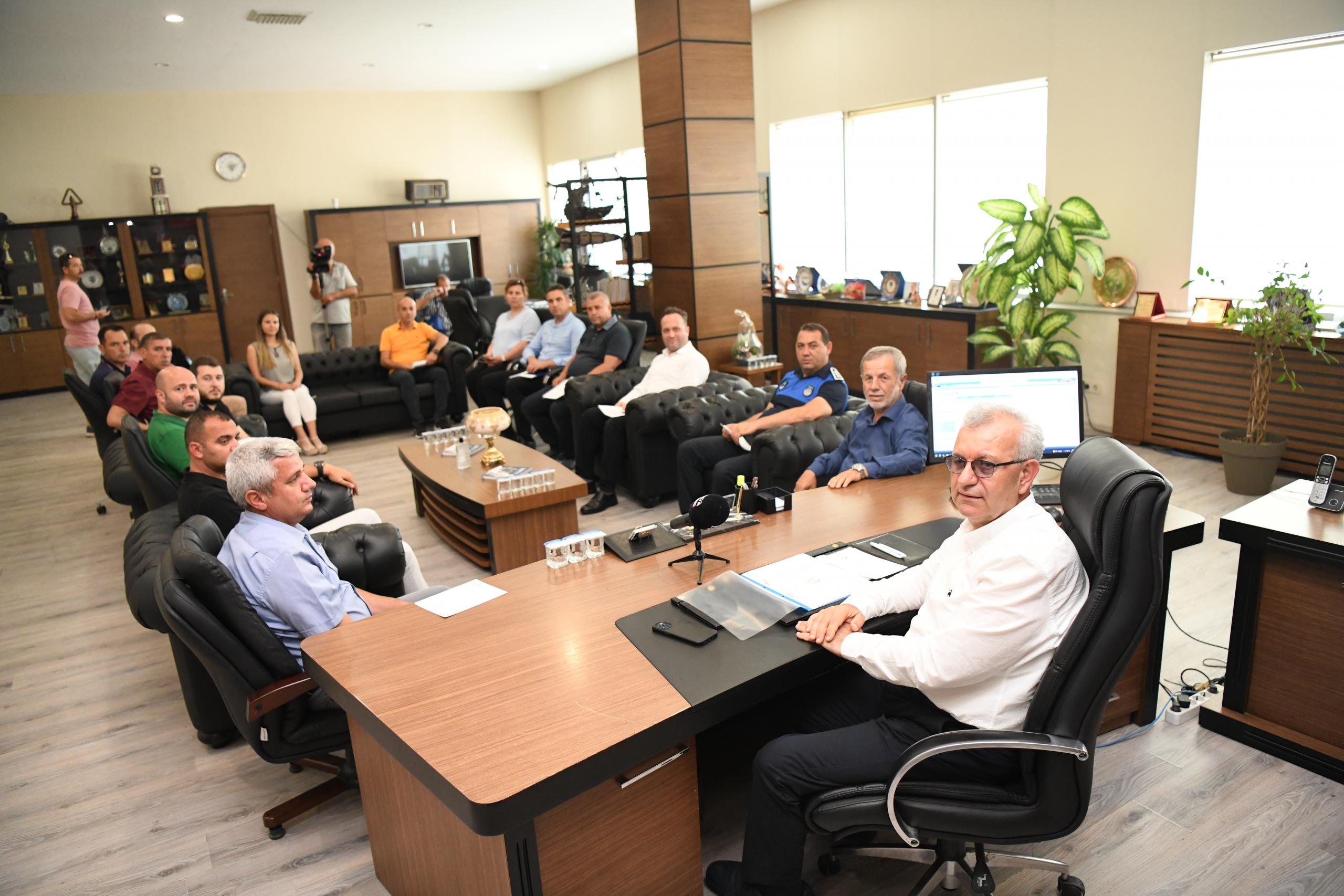 Helvacıoğlu, bayram tatili boyunca gerçekleştirilen çalışmalar hakkında bilgilendirdi