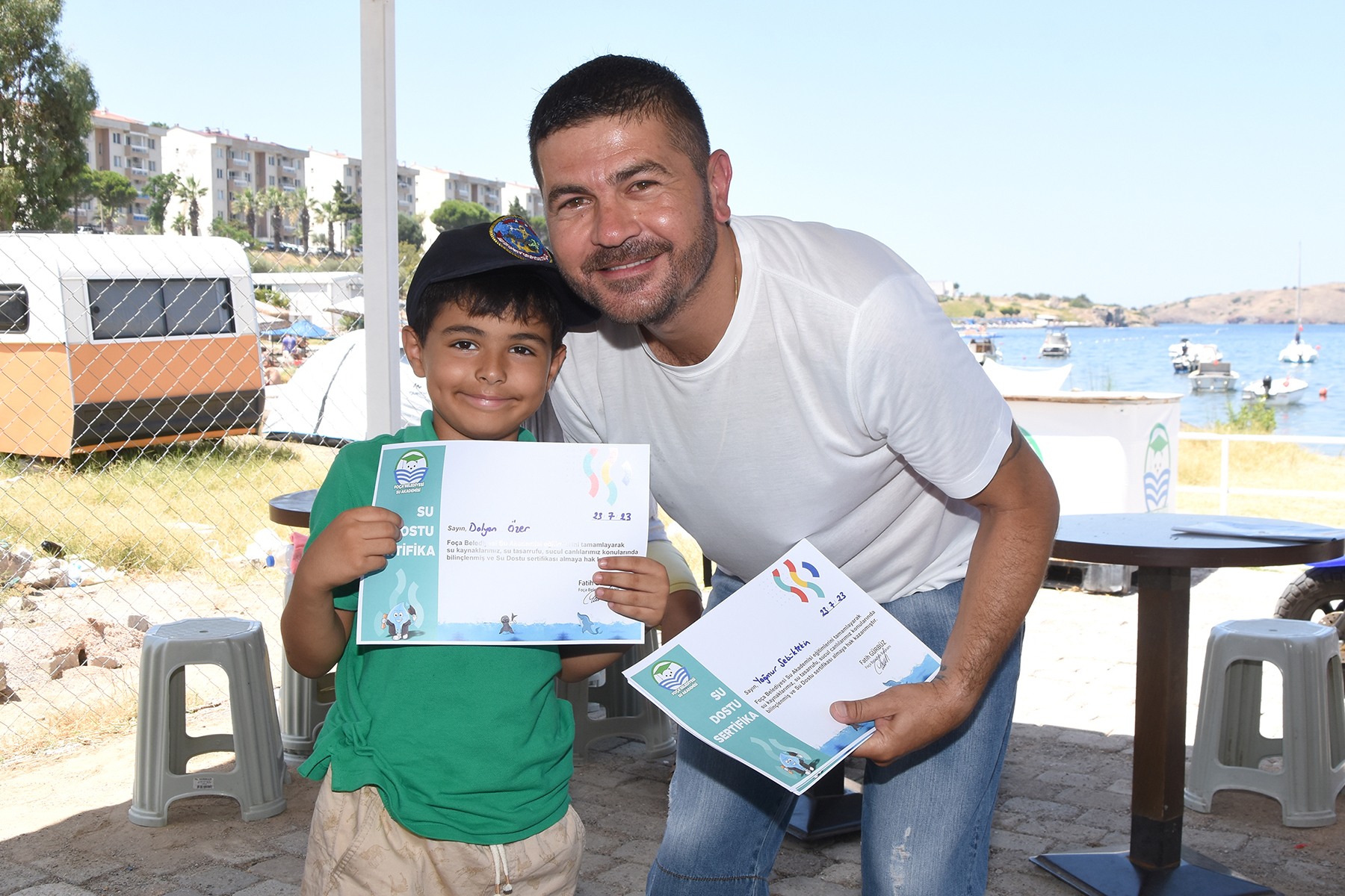 Çocuklar ‘‘Su Dostu’’ sertifikalarıyla ödüllendirildi.