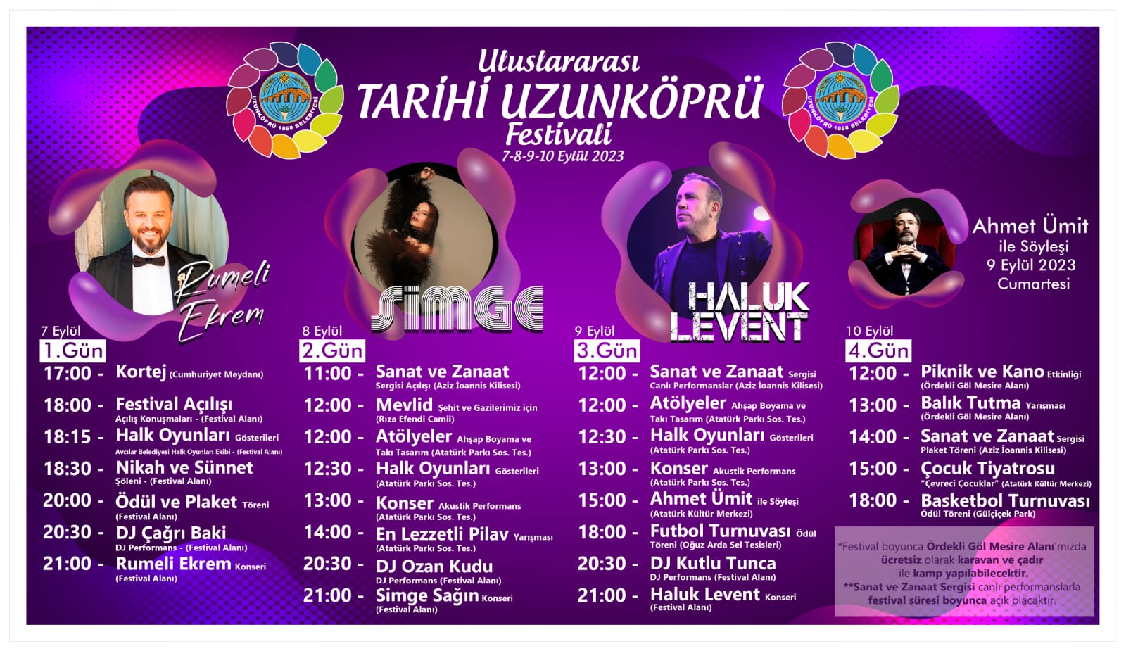 Uluslararası Tarihi Uzunköprü Festivali başlıyor.