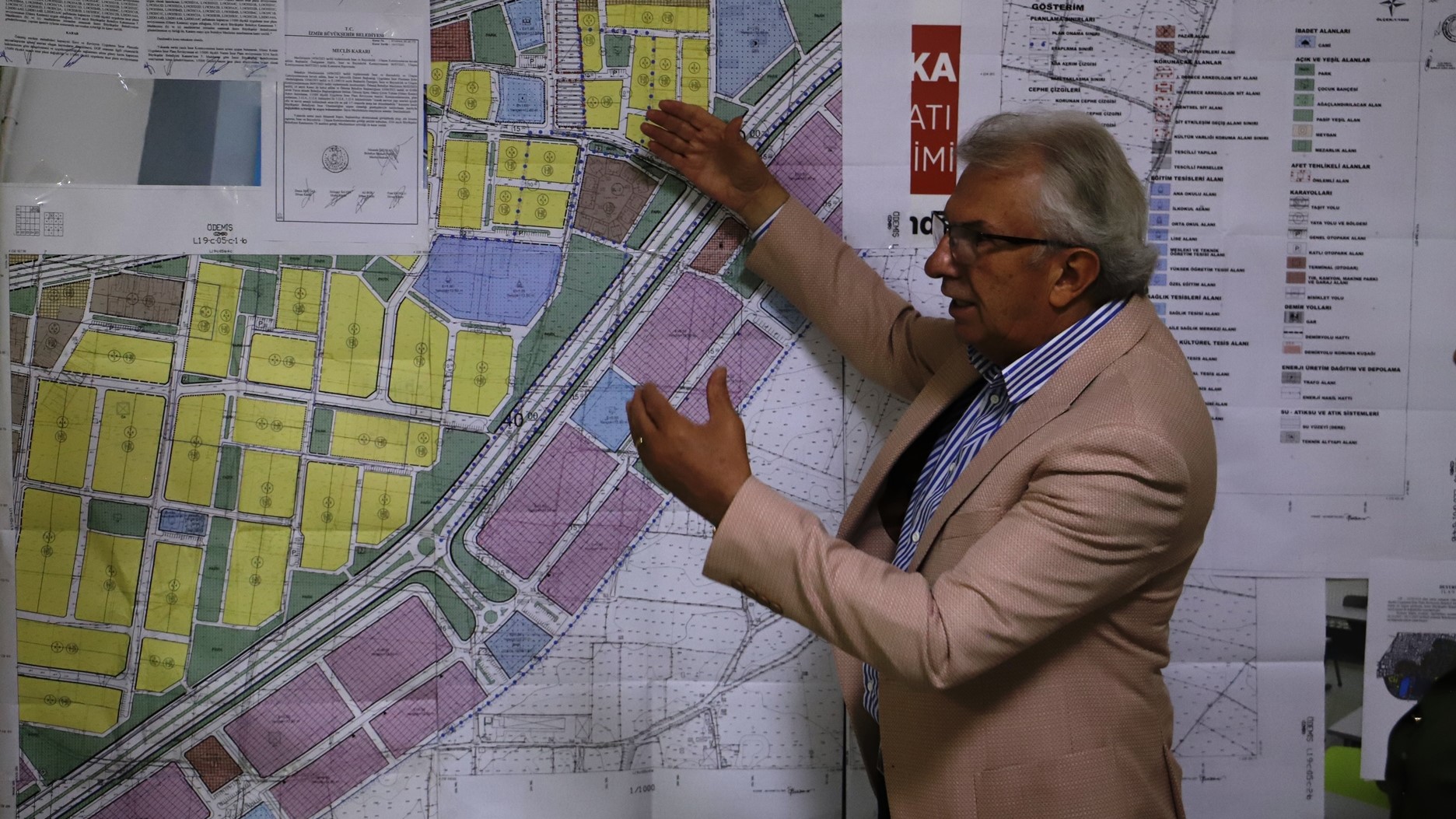 Ödemiş’in güney çevre yolu için askı süreci başladı