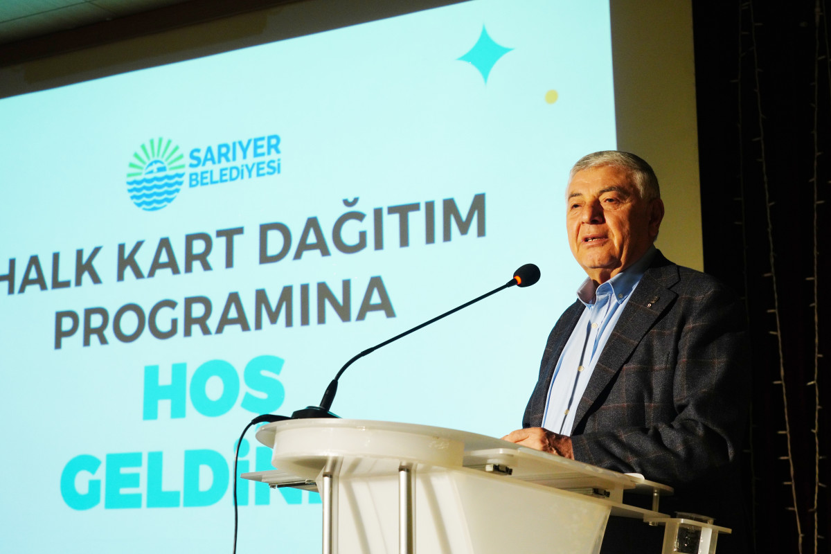 Sarıyer Halk Kart’ın dağıtımına başladı.