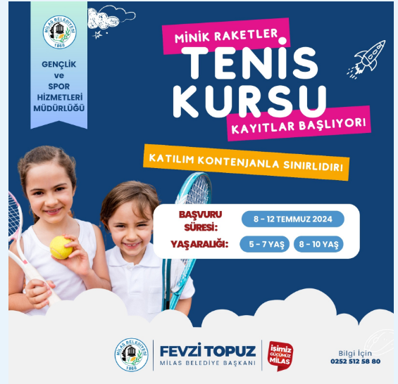 Milas Belediyesi spor aktivitelerini hayata geçiriyor.