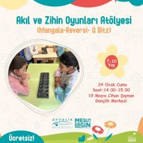 Ayvalık’ta, “Özgür Zihinler Atölye” çalışmaları başlıyor…