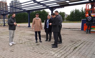 Çevre Dostu Adım: Carport Modeli GES Kurulumu Başladı